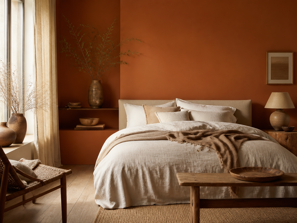 Kamar Tidur Earthy Tone