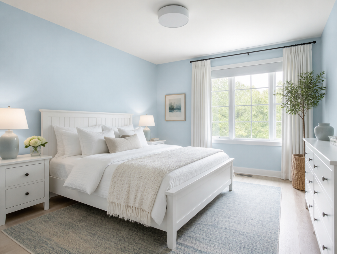 Kamar Tidur Pastel Tenang